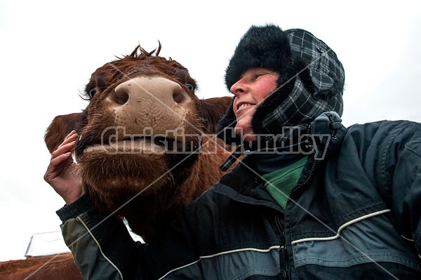 Self Portrait With Cow