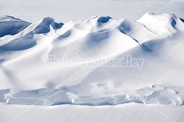 Photo of snow drift