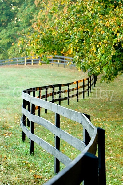 Autumn farm scene