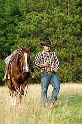 Cowboy and Horse
